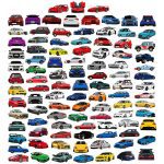 10/30/50/100 PIÈCES De Voiture De Course Graffiti Autocollants Voiture Moto Bagages De Voyage Guitare Réfrigérateur Portable Imperméable À L'eau Cool Autocollant