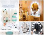 Hollywood Led Vanity Mirror Lights for Makeup 5V Lighted Makeup Wall Lamp Stepless Dimmable Vanity Light Bulb for Dressing Table