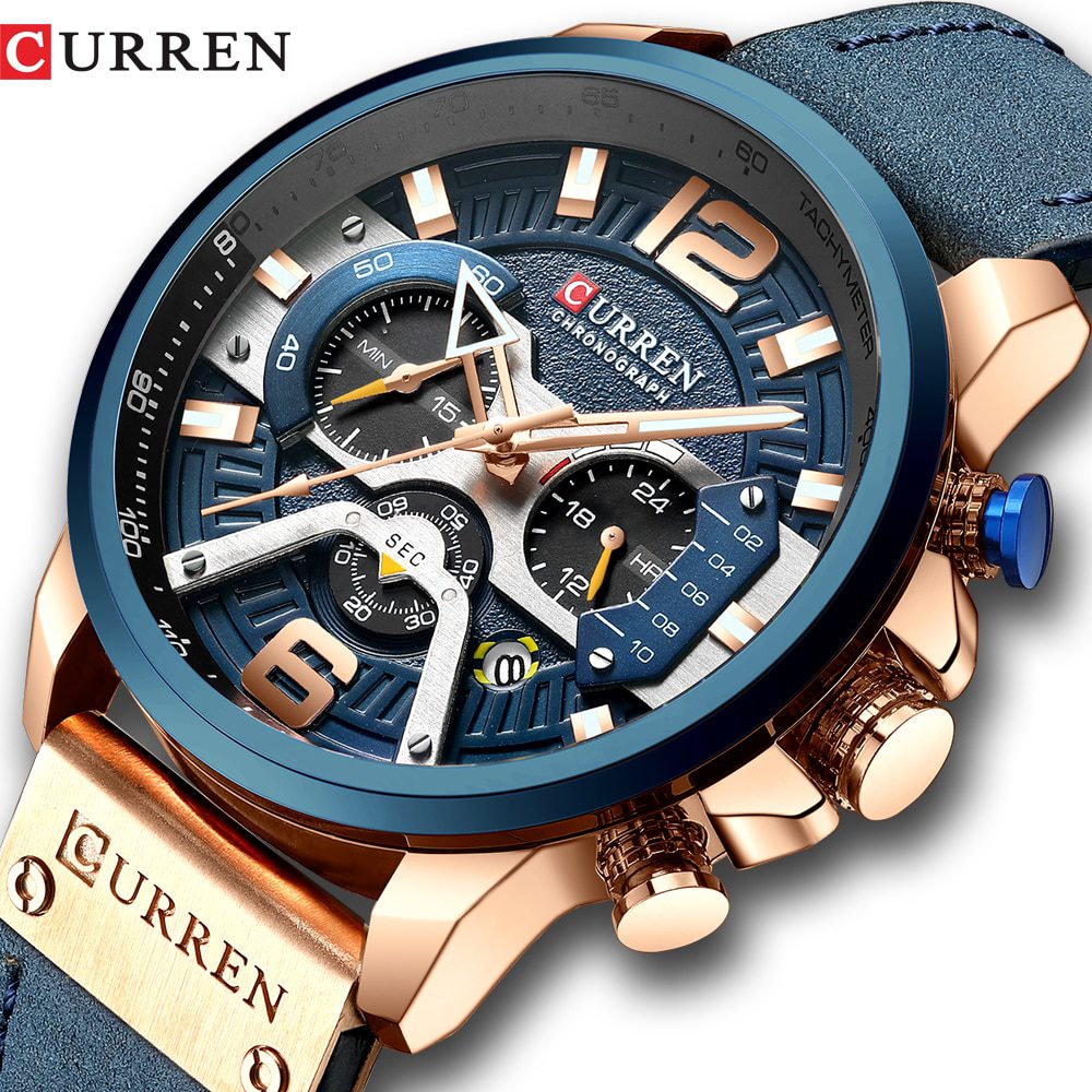 CURREN-Casual-Sport-Watches-for-Men-Blue-Top-Brand-Luxury-Military-Leather-Wrist-Watch-Man-Clock-Fashion-Chronograph-Wristwatch CURREN Casual Sport Watches for Men Blue Top Brand Luxury Military Leather Wrist Watch Man Clock Fashion Chronograph Wristwatch