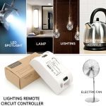 Diese 433Mhz wireless Wall Switch rf 86 wall panel transmitter Safety Switch and AC 110V 220V relay interruptor for Light Lamp