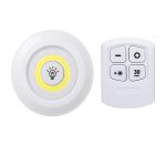 3W COB LED Under Cabinet Light Indoor Tap Remote Dimmable Battery Book Table Night Lamp for Corridor Stair Kitchen loft Lighting