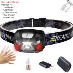 10000Lm Powerfull Headlamp Rechargeable LED Headlight Body Motion Sensor Head Flashlight Camping Torch Light Lamp With USB