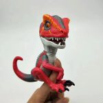 Dinosaure du bout des doigts pour enfants, jouet électronique interactif, rapace domestique, brux, cadeau de noël