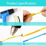 5 Meter 2:1 Polyolefin Shrink heat shrinkable tub Insulation repair wire 1 2 3 5 6 8 10mm Various colors heatshrink tubing