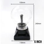 Novelty Magic Plasma Ball Light Electric Lamp Night Light 3 4 5 6 Inch Table Lights Sphere Christmas Kids Gift Glass Plasma Lamp
