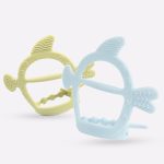 Anneau de dentition en silicone pour nourrisson,gant pour nouveau-né, jouet de mastication pour le développement dentaire, sucette durable pour enfant, pouce et doigts, accessoire durable d'allaitement,