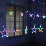 Christmas Lights Indoor/Outdoor EU220V/US110V Fairy lights Moon Star Lamp LED String Decoration for home Party Holiday lighting