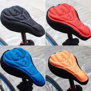 Housse de selle de vélo 3D souple, confortable, mousse, coussin de selle, accessoires de cyclisme