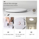 LED Ceiling Light 6W 9W 13W 18W 24W Modern Surface Ceiling Lamp AC85-265V For Kitchen Bedroom Bathroom Lamps