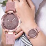 Women Watch Rhinestone Romantic Starry Sky WristWatch Fashion Ladies Leather Watch Clock for Women Relogio Feminino Montre Femme