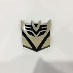 Car Styling Plastic 3D Car Stickers Cool Autobots Logo Transformers Badge Emblem Tail Decal Motorcycle bicycle Car decoration