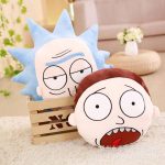 Figurine de concombre Rick & Morty en peluche douce, poupée de concombre maléfique Anime autour de l'oreiller doux, cadeau pour enfants, 25-50cm