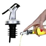 Bouchon de verrouillage en caoutchouc d'huile, joint étanche, buse en plastique de qualité alimentaire pulvérisateur distributeur de liqueur, verseurs de vin outils de Bar