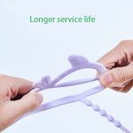 Anneau de dentition en silicone pour nourrisson,gant pour nouveau-né, jouet de mastication pour le développement dentaire, sucette durable pour enfant, pouce et doigts, accessoire durable d'allaitement,