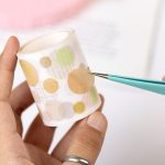 Pincettes en acier inoxydable, couleur bonbon, Macaron ruban autocollant, Gadgets de Journal, Simple, pratique, Portable