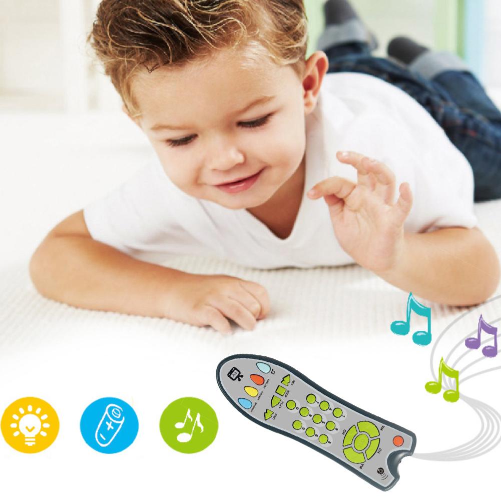 Simulation de Musique bébé TV télécommande enfants électriques apprentissage à distance Musique éducative apprentissage anglais jouet cadeau