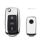 For VW Volkwagen Polo Bora Tiguan Passat Golf 6 Lavida Scirocco Soft TPU Protection Car Key Case Shell Cover Auto Accessories