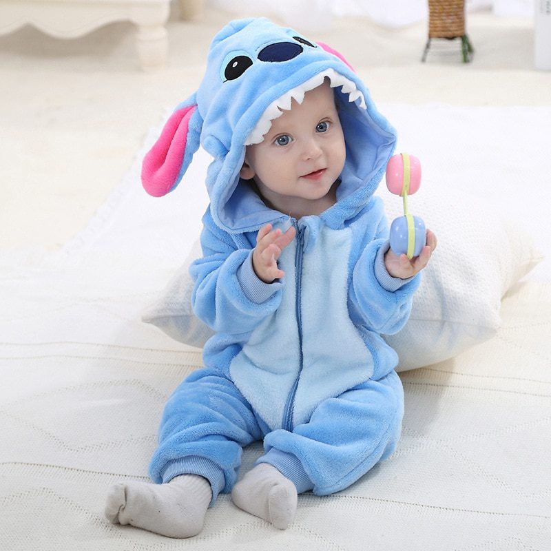 Combinaison Pilote Neige Bébé - Hiver Chaud 0-36 Mois, Garçon/Fille, Imprimé Mignon, Fermeture Éclair