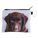 Porte-monnaie en cuir PU pour femmes, mignon, Animal imprimé, portefeuille pour filles, pochette pour monnaie, Mini sac d'argent