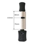 Bluetooth Fingerprint Cylinder Lock Tuya APP Biometric Electronic Smart Door Lock Digital Keypad Code Keyless Lock Home/Apartme
