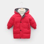 Enfants Manteau D'hiver Adolescentes Bébé Garçons Filles Coton-rembourré Parka & Manteaux Épaissir Chaud Vestes Longues Enfant En Bas Âge Vêtements D'extérieur Pour Enfant