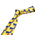 Cravate canard en caoutchouc jaune pour hommes, 8CM de largeur, à la mode, de l'émission de télévision comment j'ai rencontré votre mère, cadeau pour hommes