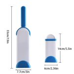 Pet dog cat hair brush reusable double-sided hair removal brush portable dust removal sofa clothes cleaning flannel brush