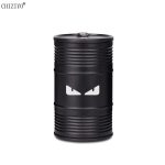 Black Red Aluminum Alloy Skull Car Home Ashtray Interior Accessories Oil Drum Shape Smoke Ash Holder Drop Shiipping CHIZIYO