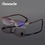Seemfly – lunettes de lecture Anti-rayons bleus pour homme et femme, Vintage, sans bords, pour presbytie, dioptrie + 1.0 1.5 2.0 2.5 3.0 3.5