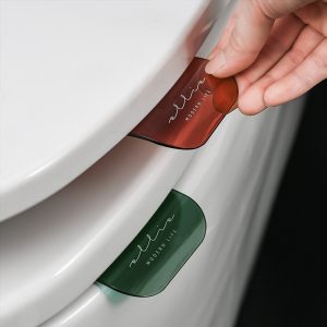 Support de siège de toilette, outil de fermeture sanitaire, poignée de levage de couvercle de siège de toilette, salle de bain, outil de nettoyage domestique hogar