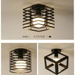 Retro Ceiling Lamp Vintage Ceiling Light Lamp Cozy Decor for Bed Room Corridor Dining room Black Loft 110V 220V E27 Socket
