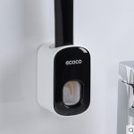 Distributeur mural automatique de dentifrice et porte-brosse, ensemble d'accessoires de salle de bains, pressoir de pâte à dents, distribution toilette, outil de suspension