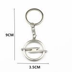 3D Metal Car Key Chain Key Ring Keyring For Opel Astra H G J Insignia Mokka Zafira Corsa Vectra C D Antara Car Accessories