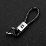 1PCS 3D Metal+Braided rope Car Styling Keychain Key Chain Key Rings For Opel Astra H G J Insignia Mokka Zafira Corsa Vectra C D