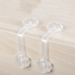 Serrure de sécurité pour enfants, Anti-ouverture pour porte d'armoire, réfrigérateur, boucle de sécurité Anti-pincement pour bébé