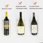 1/2/4 Pièces Transparent support de stockage de Vin En Bouteille boisson boîte de rangement Universel Vin Porte-Bouteille Réfrigérateur Organisateur De Stockage