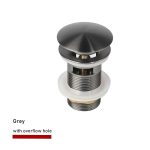 Bathroom Basin Sink Pop Up Drain Stopper Bathroom Faucet Accessories Brass Matt black/Chrome/Rose Gold/Brushed Gold