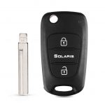 KEYYOU New Remote Key Shell For Hyundai I20 I30 IX35 I35 Accent Kia Picanto Sportage K5 3 Buttons Flip Folding Remote Key Case