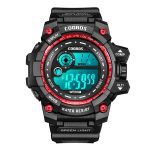 Cool Luminous Men Sport Watch High-end Silicone Strap Military Wrist Watch Led Calendar Waterproof Digital Watch reloj de hombre