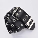 Ceintures en alliage de mode pour femmes, chaîne de luxe pour cuir véritable, nouveau style de Jeans à boucle ardillon, rétro décoratif Punk