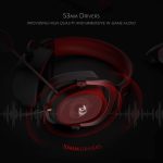 Redragon – casque de jeu filaire Zeus, en mousse à mémoire de forme, 7.1 degrés, avec microphone amovible, pour PC, PS4 et Xbox One, H510