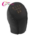 Color My Life 5 6 Speed Leather Gear Collars for Hyundai Elantra GT Accent Solaris Avante MD I30 MT Car Shift Knob Cover Case