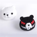 Accessoires de Cosplay en peluche pour filles, pince à cheveux, dessin animé Danganronpa, Enoshima Junko, monokuma, ours, kawaii