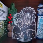 Naruto – lampe 3D Anime Uzumaki Naruto Jiraiya, veilleuse, luminaire décoratif créatif, idéal pour une chambre à coucher
