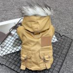 Pet Cats and Dogs Winter Warm Down Jacket Jacket Medium and Small Dog Chihuahua Hooded Clothes Lightweight Hoodie