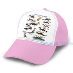 Fashion Otters of the World Basketball Cap men women Graphic print black Unisex adult hat