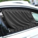 LEEPEE 2pcs/Set Auto Windows Curtain Aluminum Alloy Sun Visor Blinds Cover Car Curtain Side Window Sunshade Curtains
