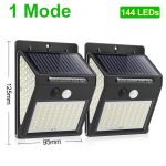 Goodland 228 144 LED Solar Light Outdoor Solar Lamp PIR Motion Sensor Solar Powered Sunlight Street Light for Garden Decoration