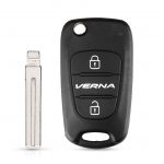 KEYYOU New Remote Key Shell For Hyundai I20 I30 IX35 I35 Accent Kia Picanto Sportage K5 3 Buttons Flip Folding Remote Key Case