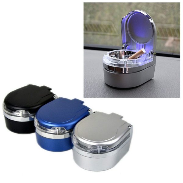 2020 Best Sale Car Interior Accessories Convenient and Practical Fashionable Appearance Design Vehicle Ashtray Holder with LED